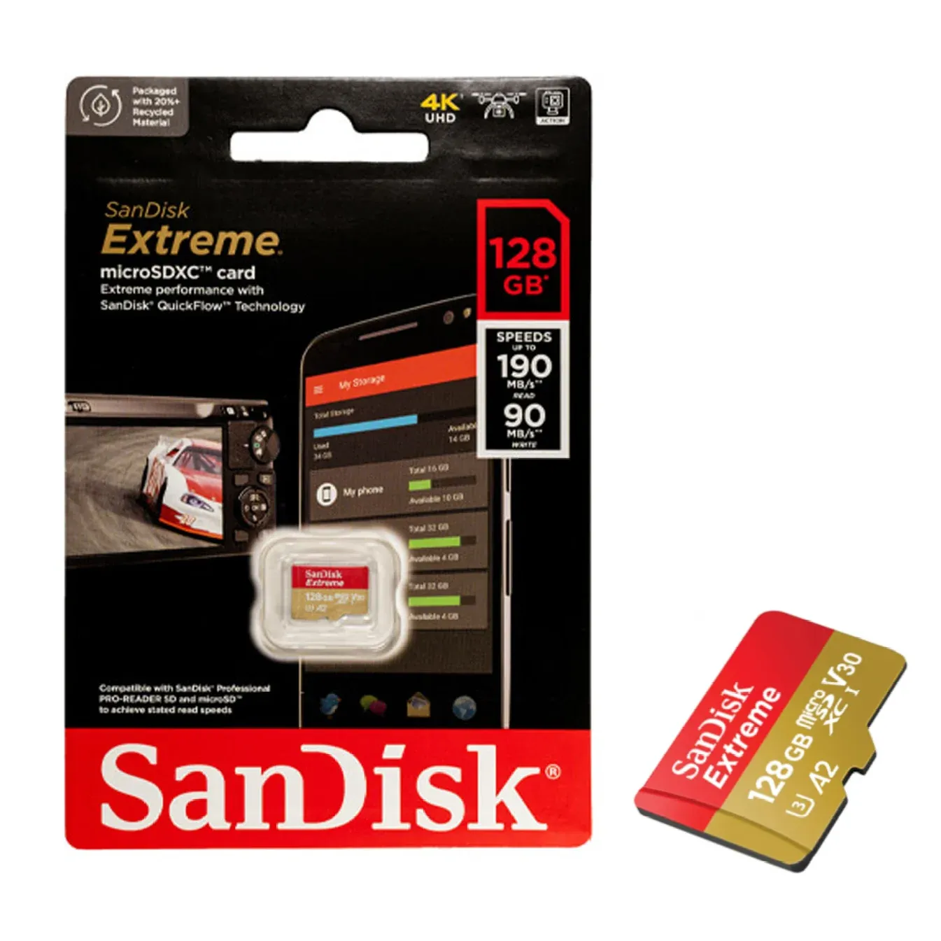 MicroSD SanDisk Extreme 128GB